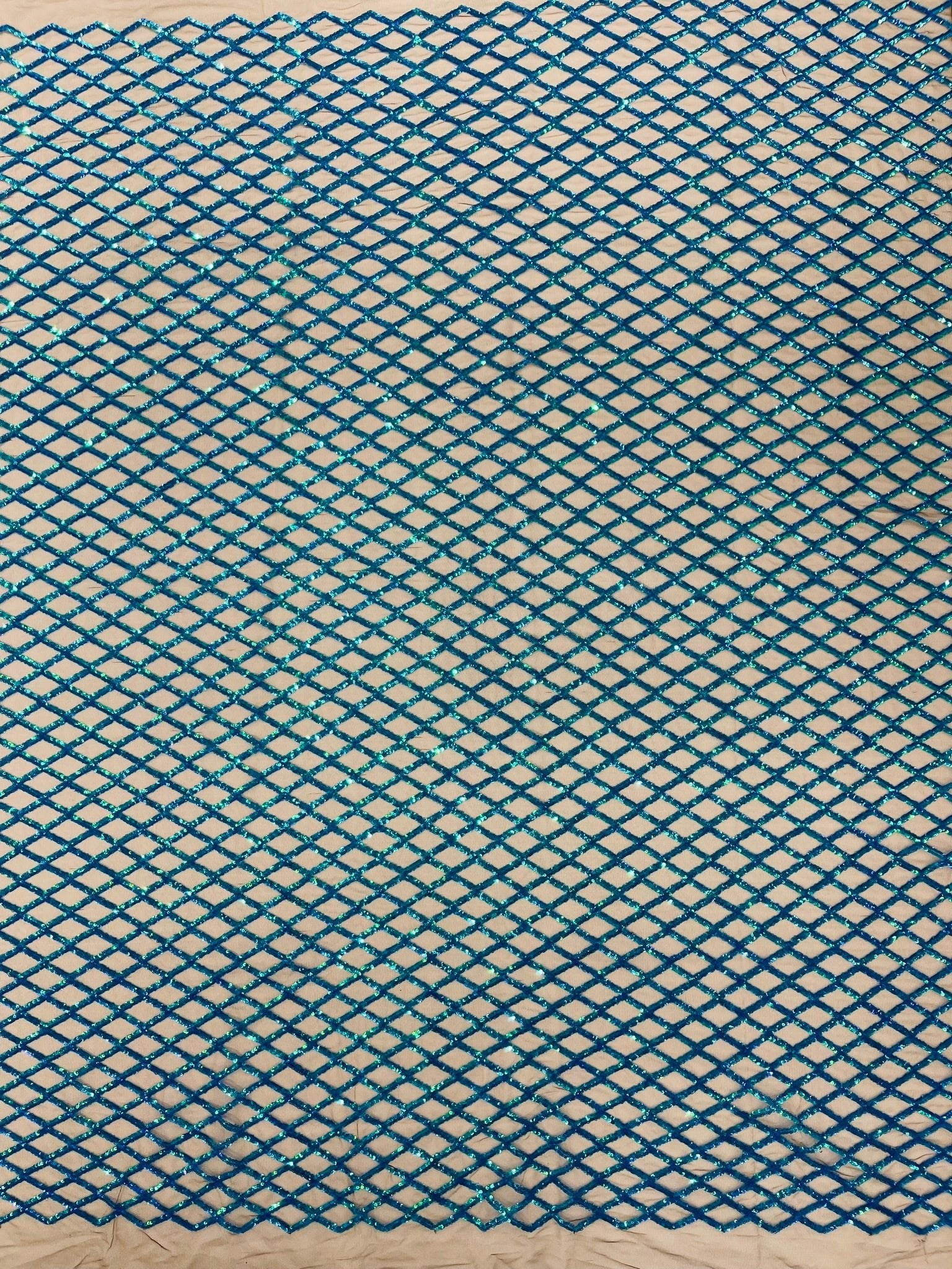 Luxury Diamond Design Mini Glitz Sequins On A Mesh 54” Wide| New Creations Fabric & Foam Inc. - New Creations Fabric & Foam Inc