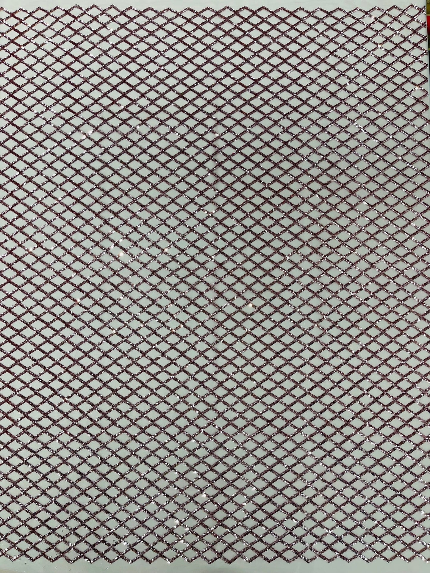 Luxury Diamond Design Mini Glitz Sequins On A Mesh 54” Wide| New Creations Fabric & Foam Inc. - New Creations Fabric & Foam Inc