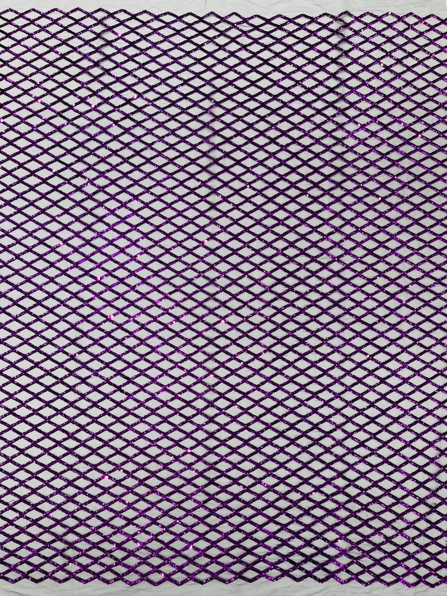 Luxury Diamond Design Mini Glitz Sequins On A Mesh 54” Wide| New Creations Fabric & Foam Inc. - New Creations Fabric & Foam Inc