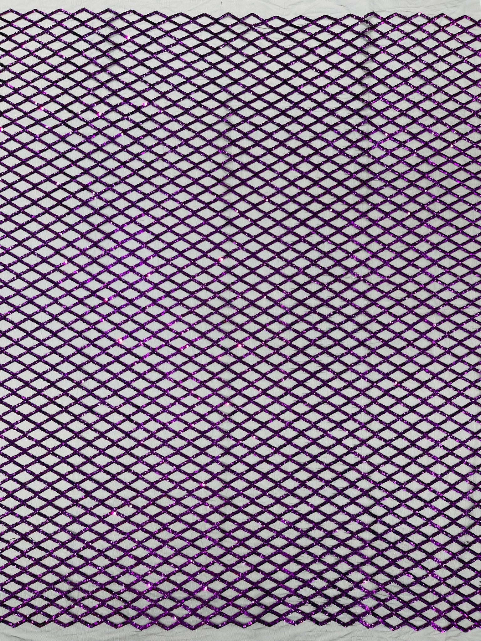 Luxury Diamond Design Mini Glitz Sequins On A Mesh 54” Wide| New Creations Fabric & Foam Inc. - New Creations Fabric & Foam Inc
