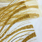 Luxury Feather Damask Beaded Lace Fabric| Prom| Wedding| By The Yard. - New Creations Fabric & Foam Inc