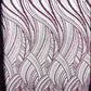 Luxury Feather Damask Beaded Lace Fabric| Prom| Wedding| By The Yard. - New Creations Fabric & Foam Inc