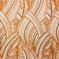 Luxury Feather Damask Beaded Lace Fabric| Prom| Wedding| By The Yard. - New Creations Fabric & Foam Inc