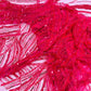Luxury Feather Damask Beaded Lace Fabric| Prom| Wedding| By The Yard. - New Creations Fabric & Foam Inc