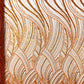 Luxury Feather Damask Beaded Lace Fabric| Prom| Wedding| By The Yard. - New Creations Fabric & Foam Inc
