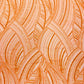 Luxury Feather Damask Beaded Lace Fabric| Prom| Wedding| By The Yard. - New Creations Fabric & Foam Inc