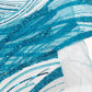 Luxury Feather Damask Beaded Lace Fabric| Prom| Wedding| By The Yard. - New Creations Fabric & Foam Inc