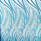 Luxury Feather Damask Beaded Lace Fabric| Prom| Wedding| By The Yard. - New Creations Fabric & Foam Inc