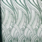 Luxury Feather Damask Beaded Lace Fabric| Prom| Wedding| By The Yard. - New Creations Fabric & Foam Inc