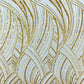 Luxury Feather Damask Beaded Lace Fabric| Prom| Wedding| By The Yard. - New Creations Fabric & Foam Inc