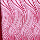 Luxury Feather Damask Beaded Lace Fabric| Prom| Wedding| By The Yard. - New Creations Fabric & Foam Inc