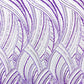 Luxury Feather Damask Beaded Lace Fabric| Prom| Wedding| By The Yard. - New Creations Fabric & Foam Inc