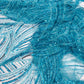 Luxury Feather Damask Beaded Lace Fabric| Prom| Wedding| By The Yard. - New Creations Fabric & Foam Inc