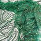Luxury Feather Damask Beaded Lace Fabric| Prom| Wedding| By The Yard. - New Creations Fabric & Foam Inc