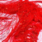 Luxury Feather Damask Beaded Lace Fabric| Prom| Wedding| By The Yard. - New Creations Fabric & Foam Inc