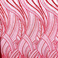 Luxury Feather Damask Beaded Lace Fabric| Prom| Wedding| By The Yard. - New Creations Fabric & Foam Inc