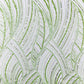 Luxury Feather Damask Beaded Lace Fabric| Prom| Wedding| By The Yard. - New Creations Fabric & Foam Inc