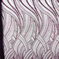 Luxury Feather Damask Beaded Lace Fabric| Prom| Wedding| By The Yard. - New Creations Fabric & Foam Inc