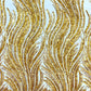 Luxury Flame Beaded Lace Fabric| Prom| Wedding| By The Yard. - New Creations Fabric & Foam Inc