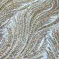 Luxury Flame Beaded Lace Fabric| Prom| Wedding| By The Yard. - New Creations Fabric & Foam Inc
