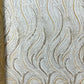 Luxury Wave Beaded Lace Fabric| Prom| Wedding| By The Yard. - New Creations Fabric & Foam Inc