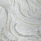 Luxury Wave Beaded Lace Fabric| Prom| Wedding| By The Yard. - New Creations Fabric & Foam Inc