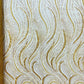 Luxury Wave Beaded Lace Fabric| Prom| Wedding| By The Yard. - New Creations Fabric & Foam Inc