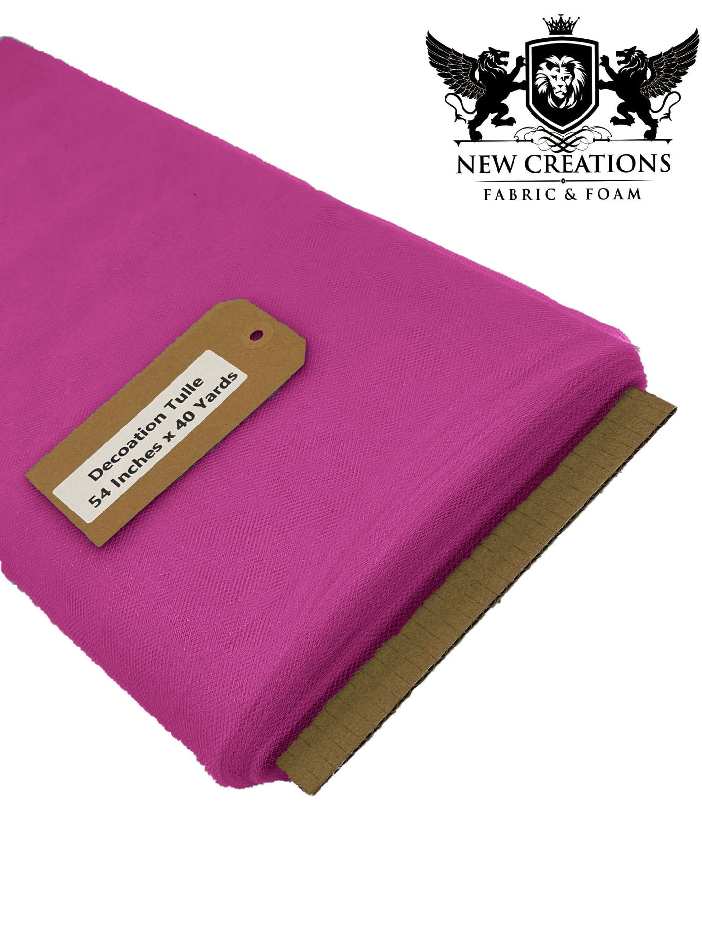 Magenta Tutu Fabric Bolt Bridal Party Wedding Decoration, Wholesale Tulle, Party, Tulle Net. - New Creations Fabric & Foam Inc