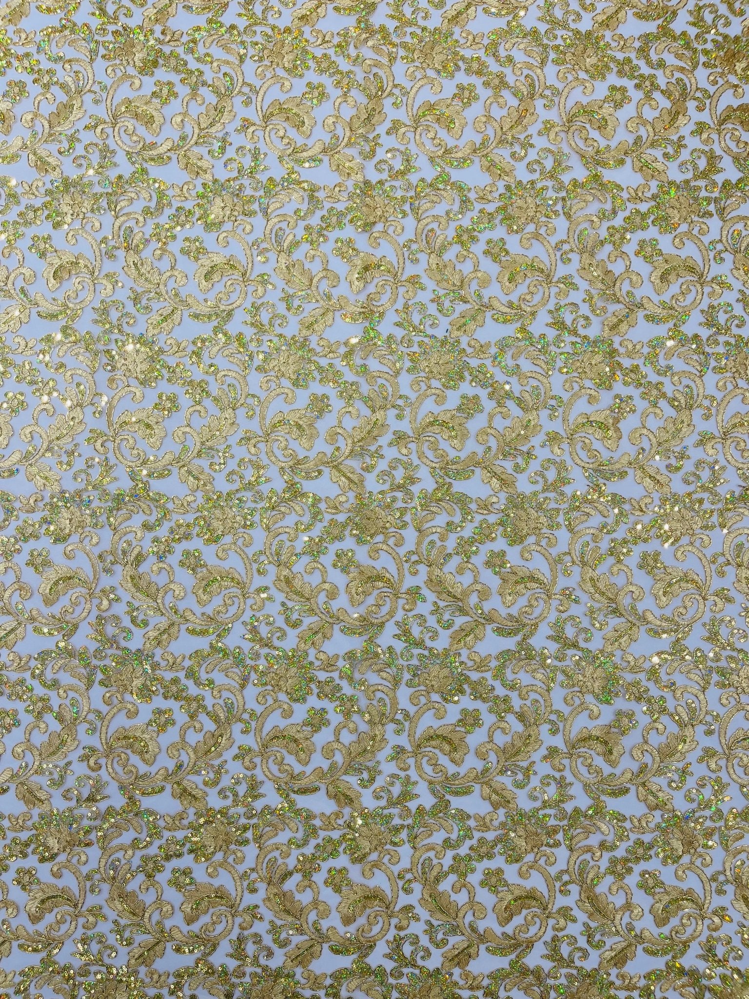 Metallic Corded Lace Design 54| New Creations Fabric & Foam Inc. - New Creations Fabric & Foam Inc