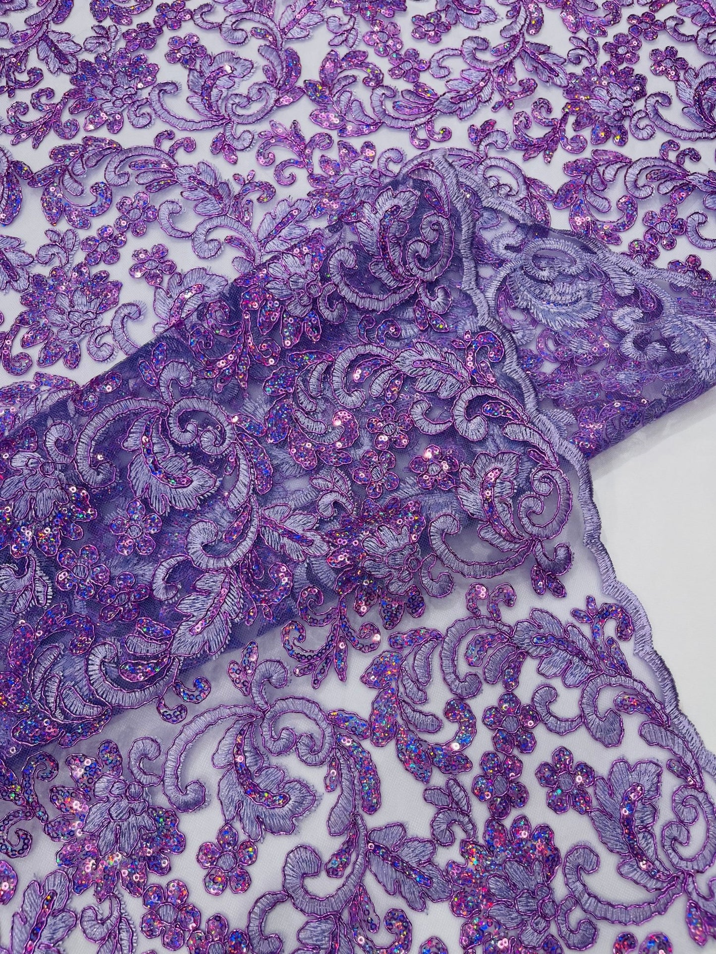 Metallic Corded Lace Design 54| New Creations Fabric & Foam Inc. - New Creations Fabric & Foam Inc