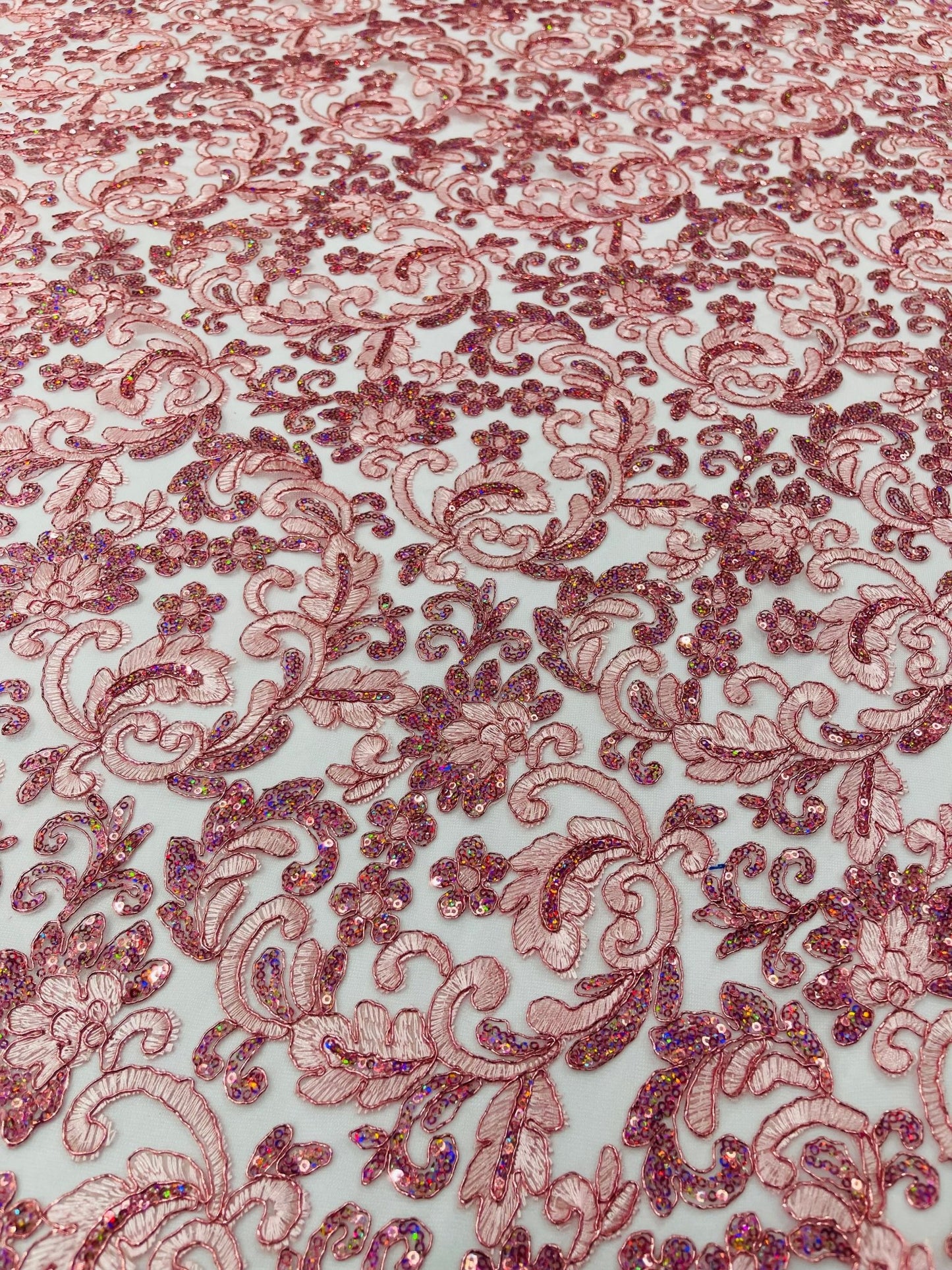 Metallic Corded Lace Design 54| New Creations Fabric & Foam Inc. - New Creations Fabric & Foam Inc