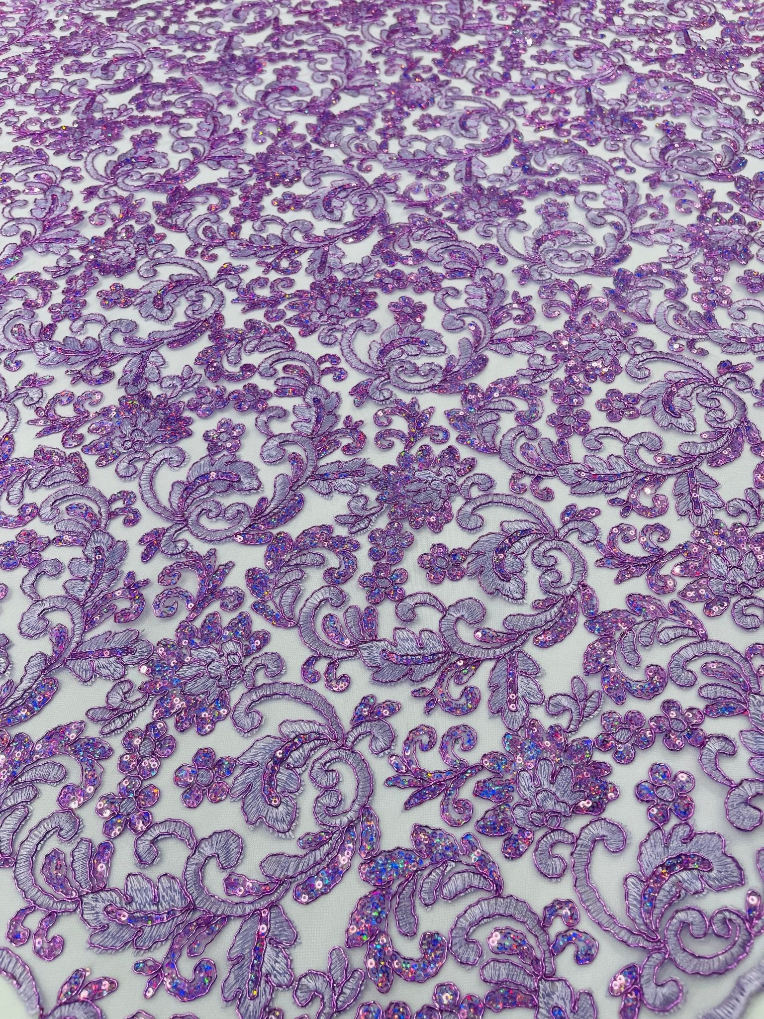 Metallic Corded Lace Design 54| New Creations Fabric & Foam Inc. - New Creations Fabric & Foam Inc