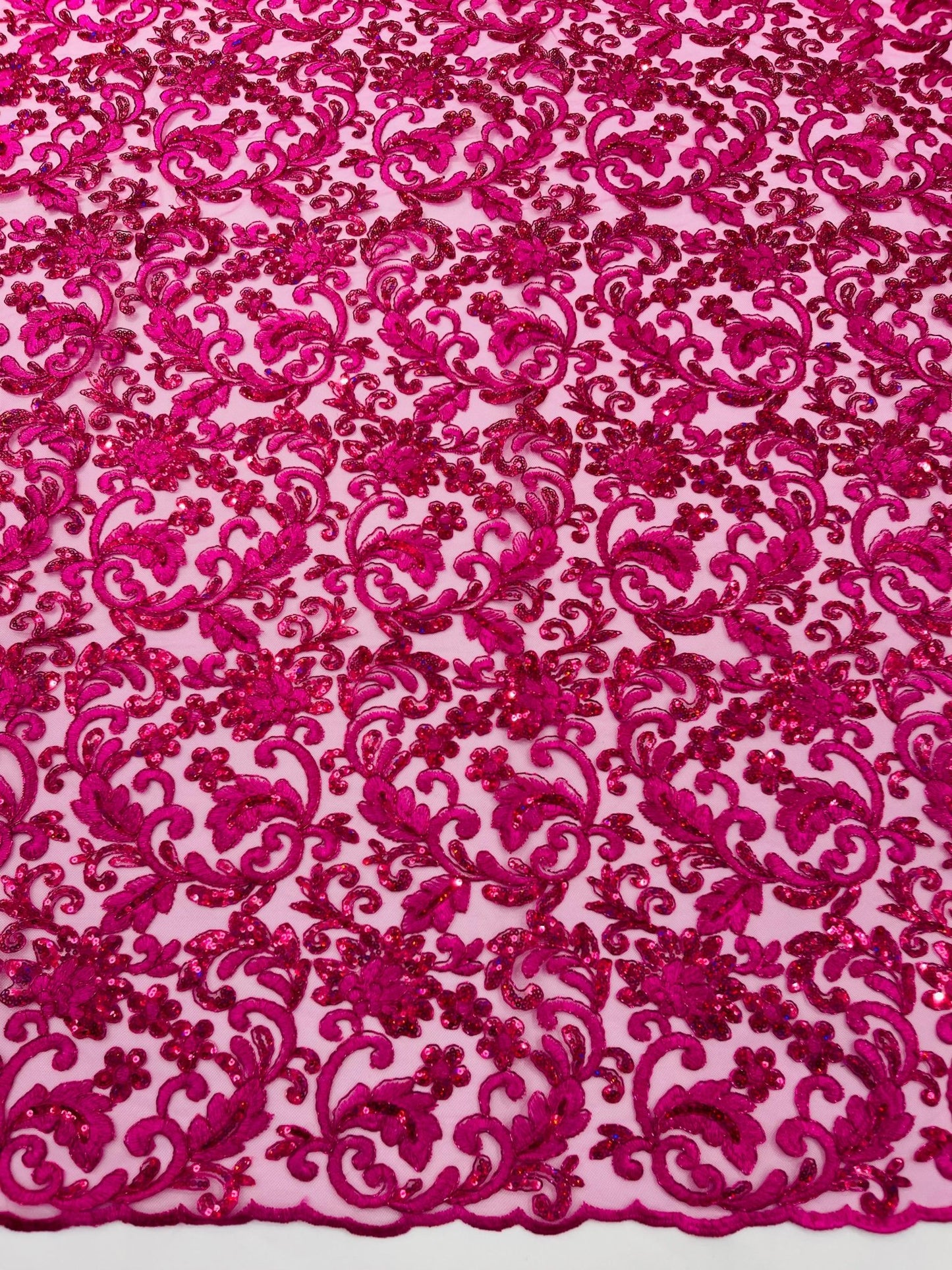 Metallic Corded Lace Design 54| New Creations Fabric & Foam Inc. - New Creations Fabric & Foam Inc