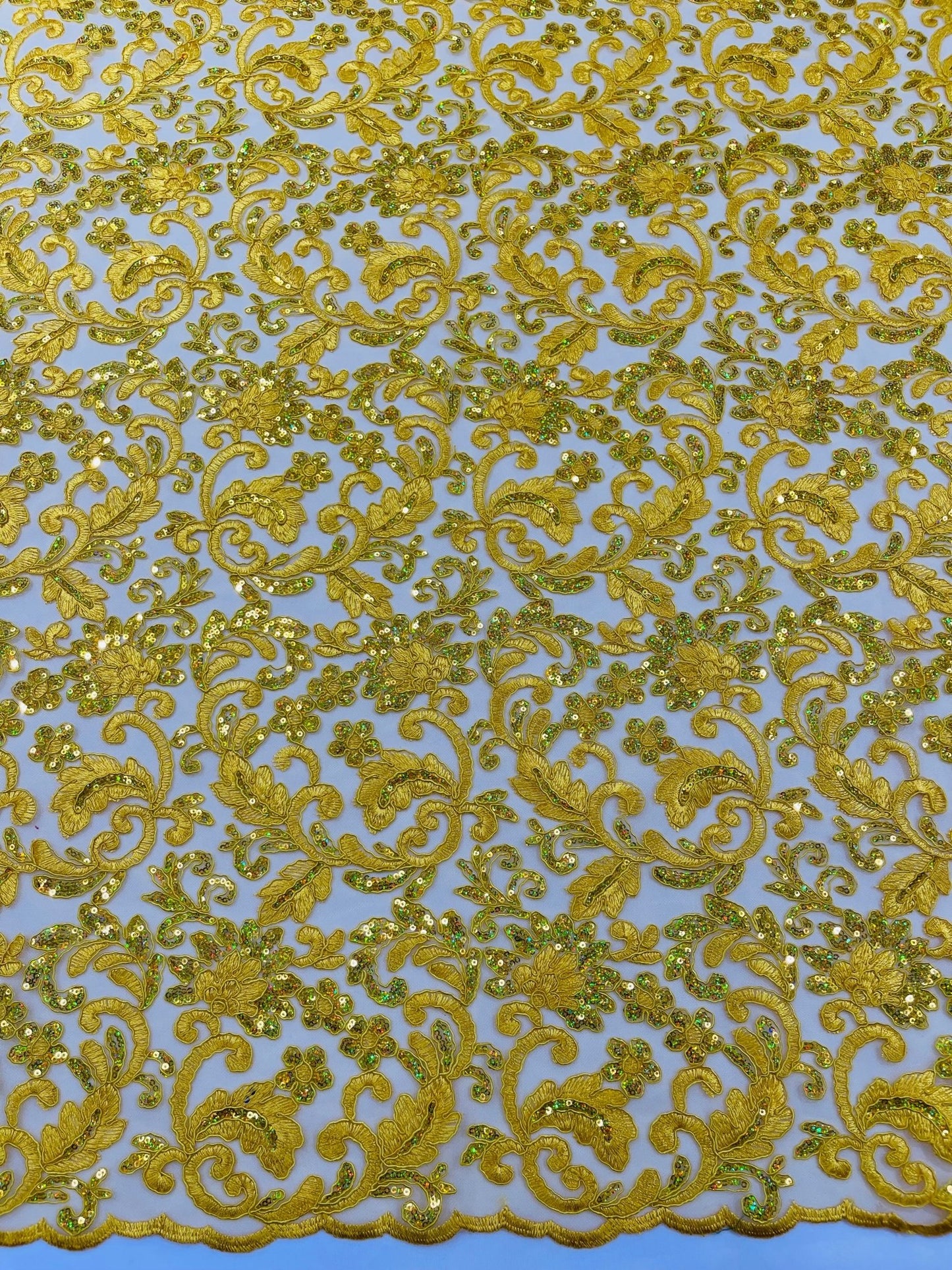 Metallic Corded Lace Design 54| New Creations Fabric & Foam Inc. - New Creations Fabric & Foam Inc