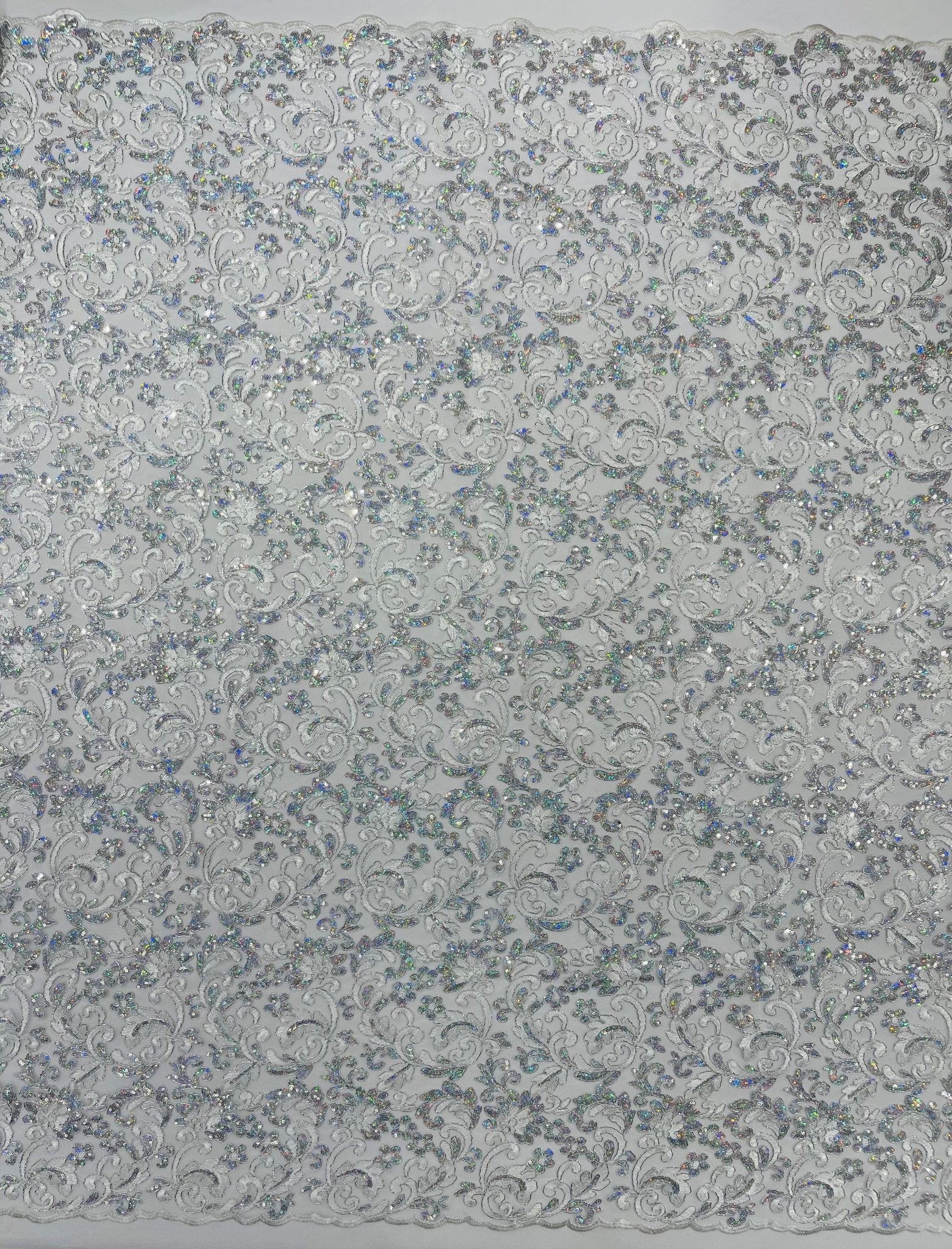 Metallic Corded Lace Design 54| New Creations Fabric & Foam Inc. - New Creations Fabric & Foam Inc