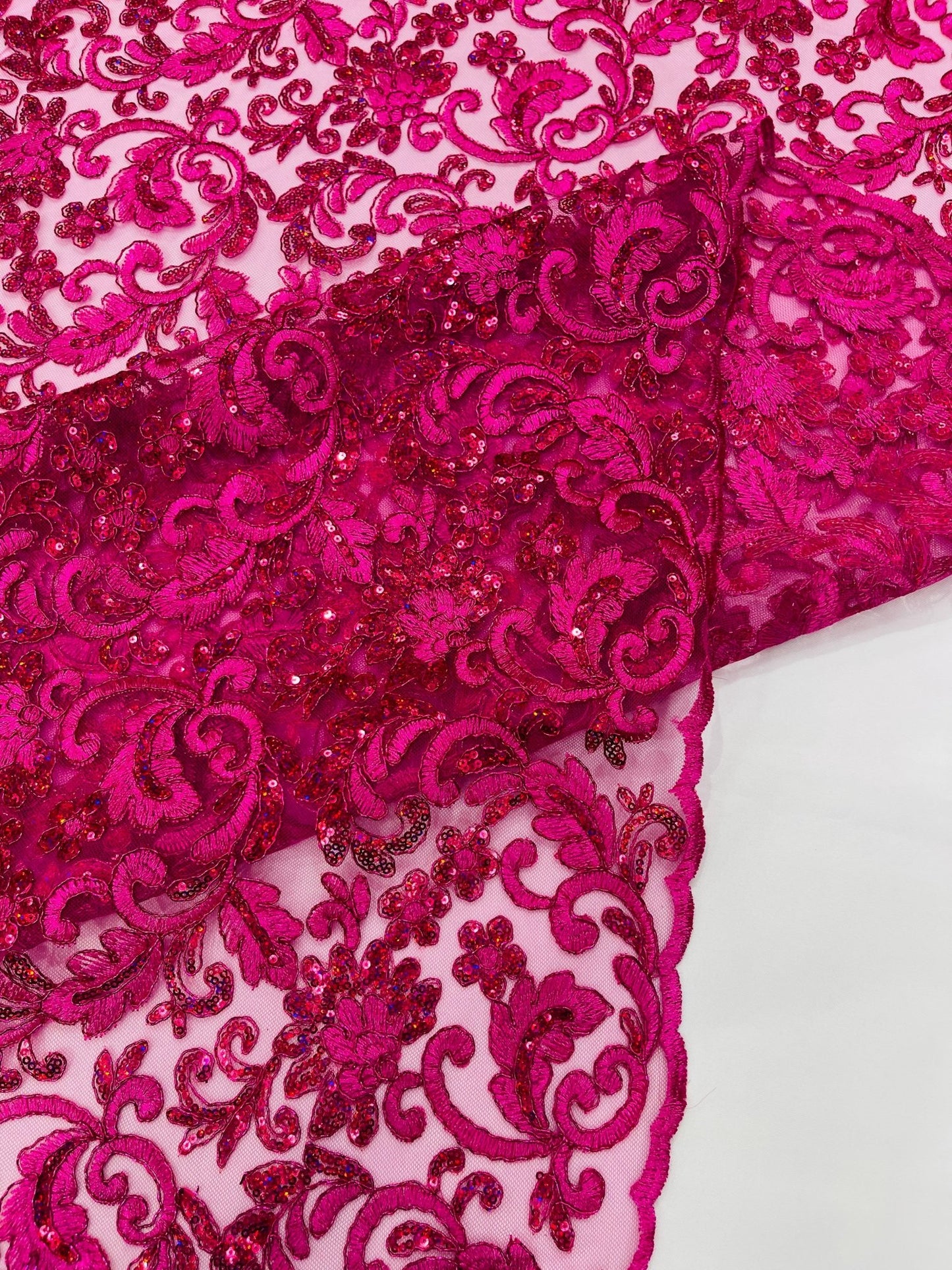 Metallic Corded Lace Design 54| New Creations Fabric & Foam Inc. - New Creations Fabric & Foam Inc