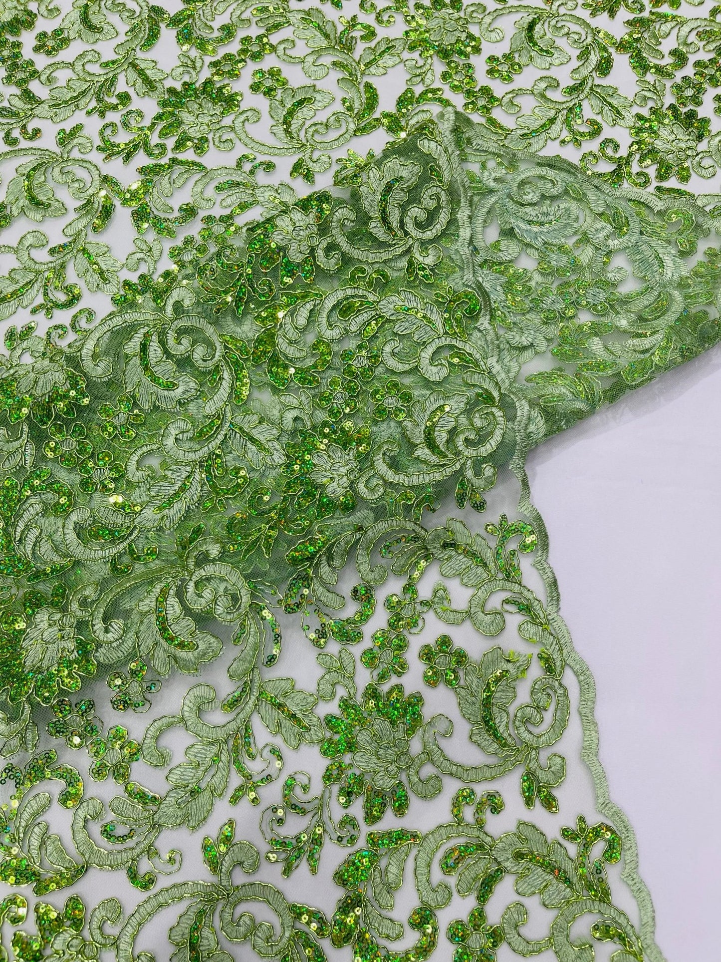 Metallic Corded Lace Design 54| New Creations Fabric & Foam Inc. - New Creations Fabric & Foam Inc