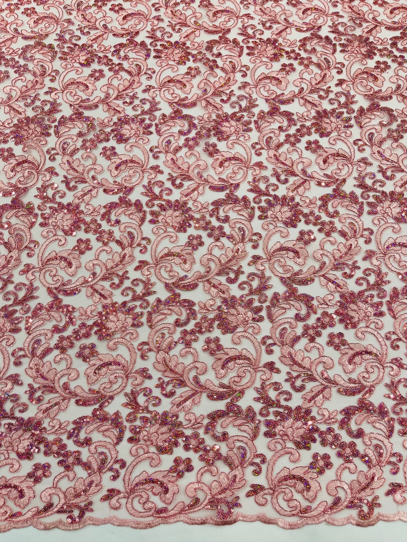 Metallic Corded Lace Design 54| New Creations Fabric & Foam Inc. - New Creations Fabric & Foam Inc