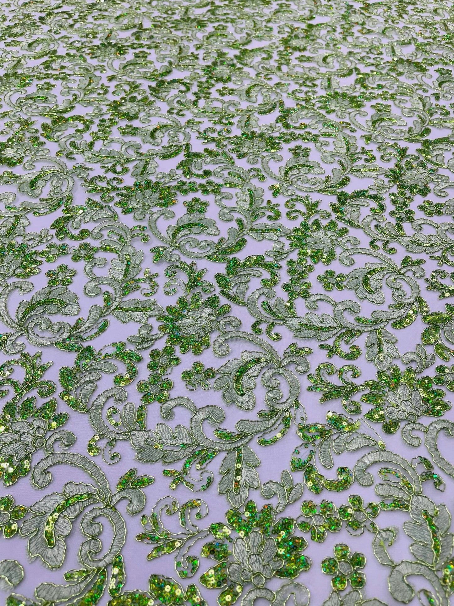 Metallic Corded Lace Design 54| New Creations Fabric & Foam Inc. - New Creations Fabric & Foam Inc