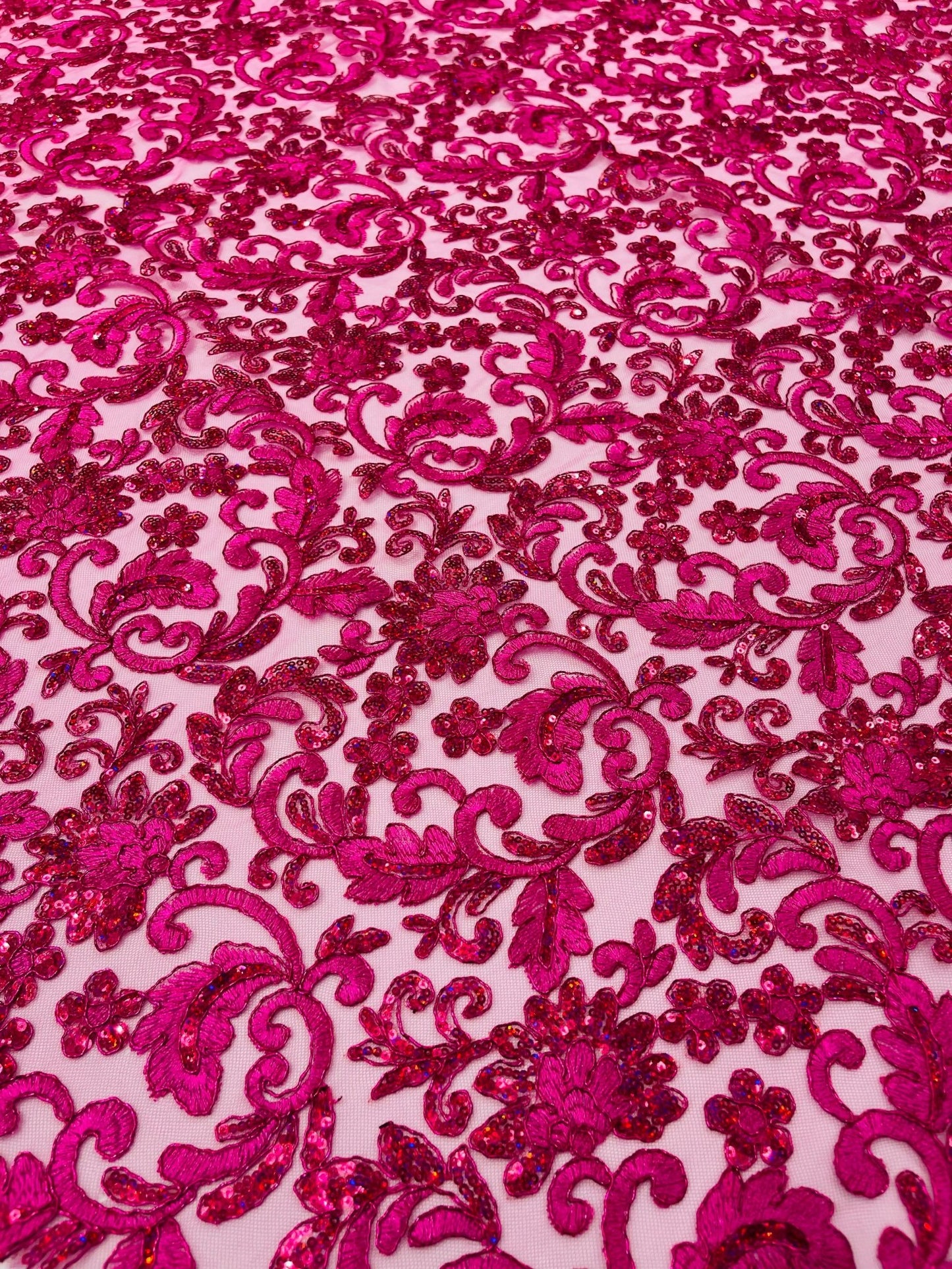 Metallic Corded Lace Design 54| New Creations Fabric & Foam Inc. - New Creations Fabric & Foam Inc