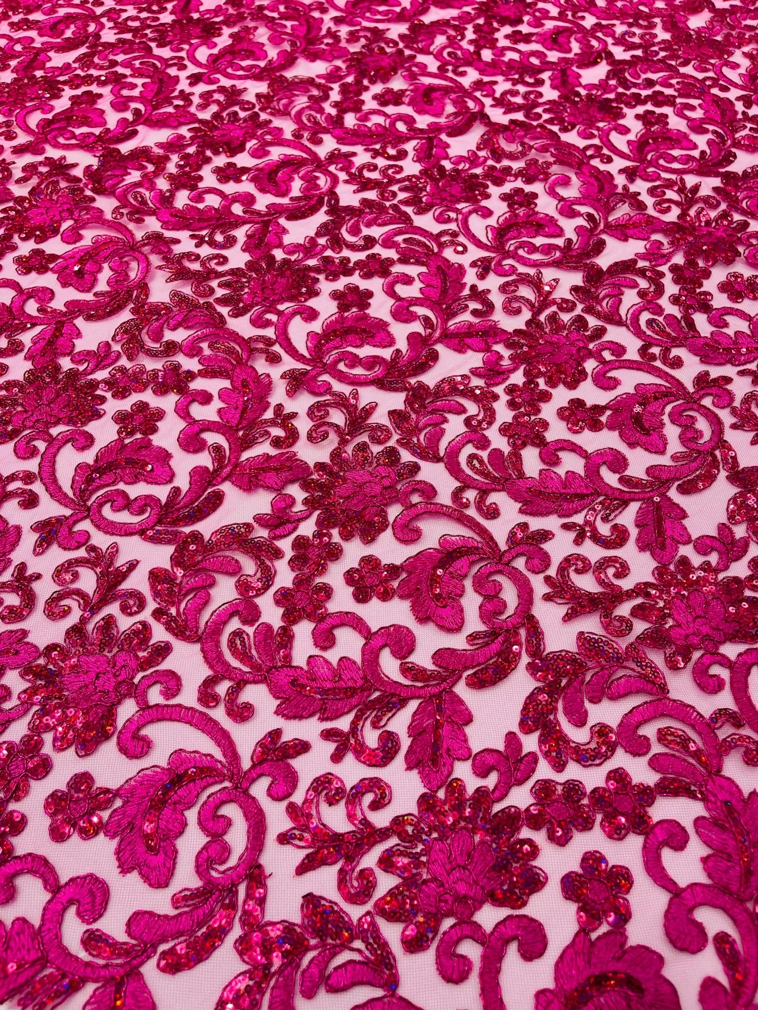 Metallic Corded Lace Design 54| New Creations Fabric & Foam Inc. - New Creations Fabric & Foam Inc