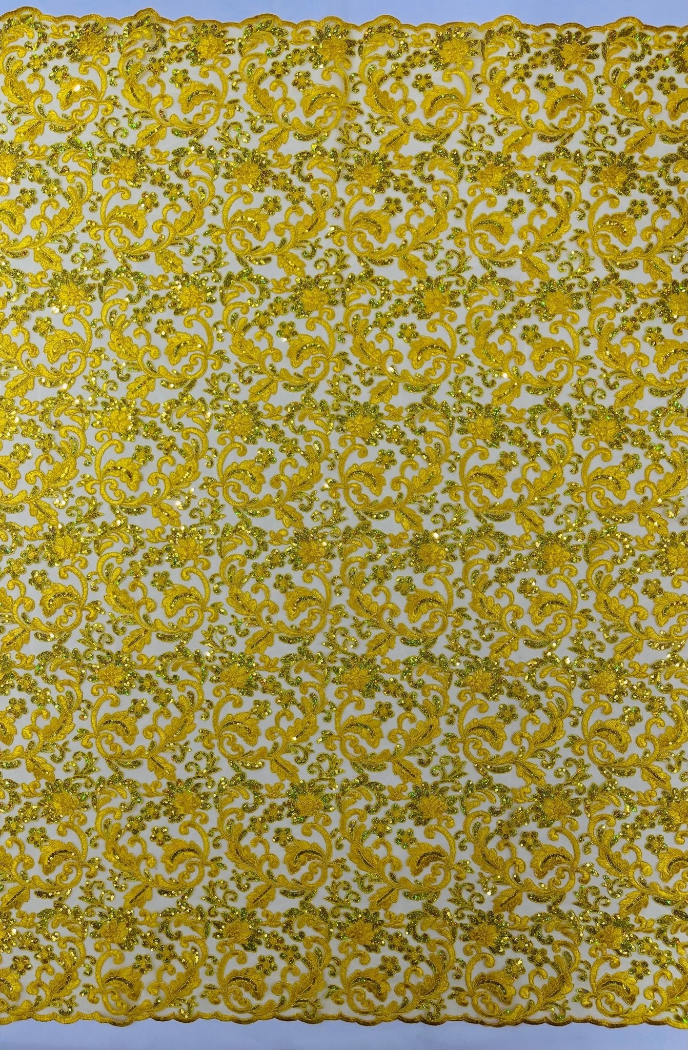 Metallic Corded Lace Design 54| New Creations Fabric & Foam Inc. - New Creations Fabric & Foam Inc