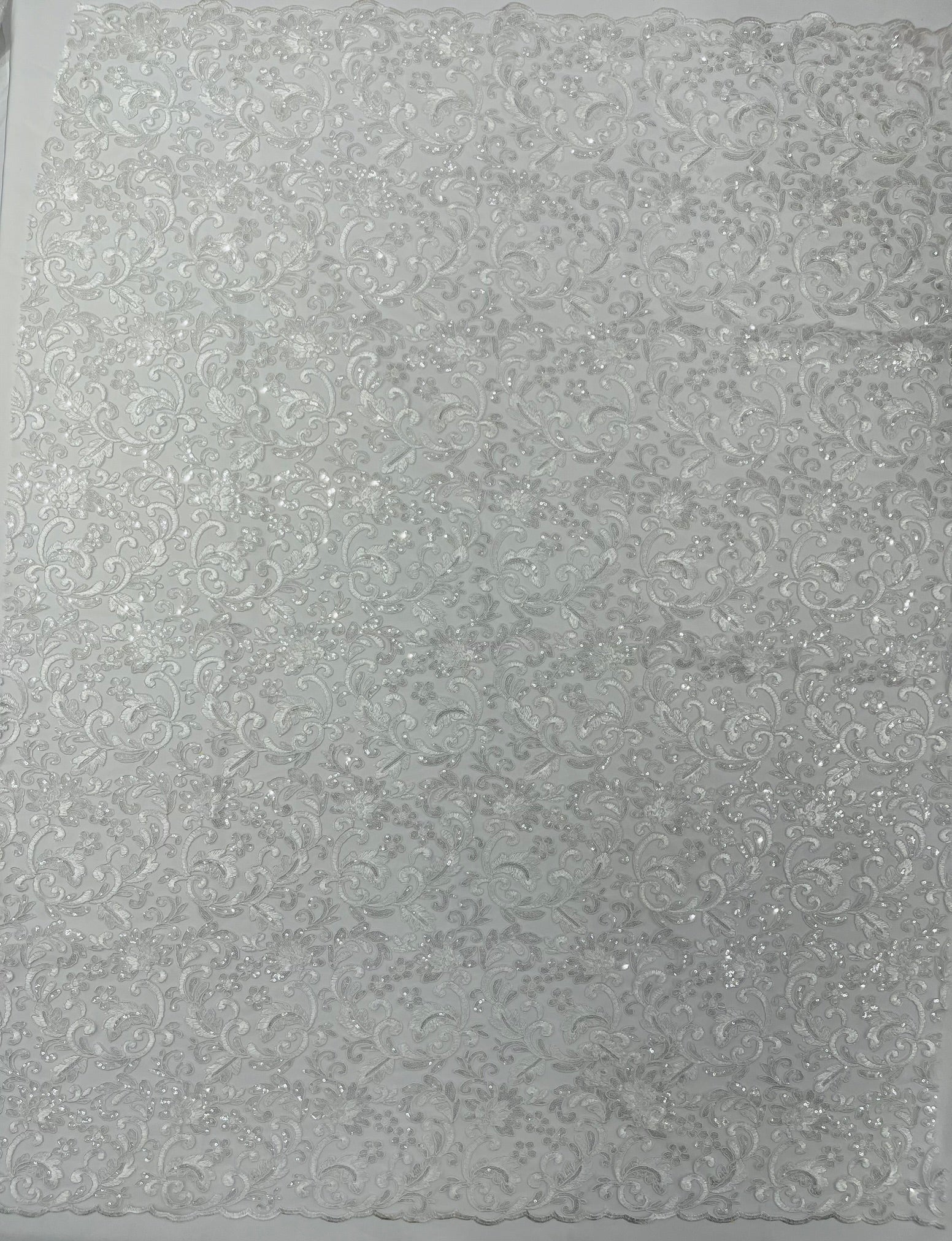 Metallic Corded Lace Design 54" Wide| New Creations Fabric & Foam Inc. - New Creations Fabric & Foam Inc