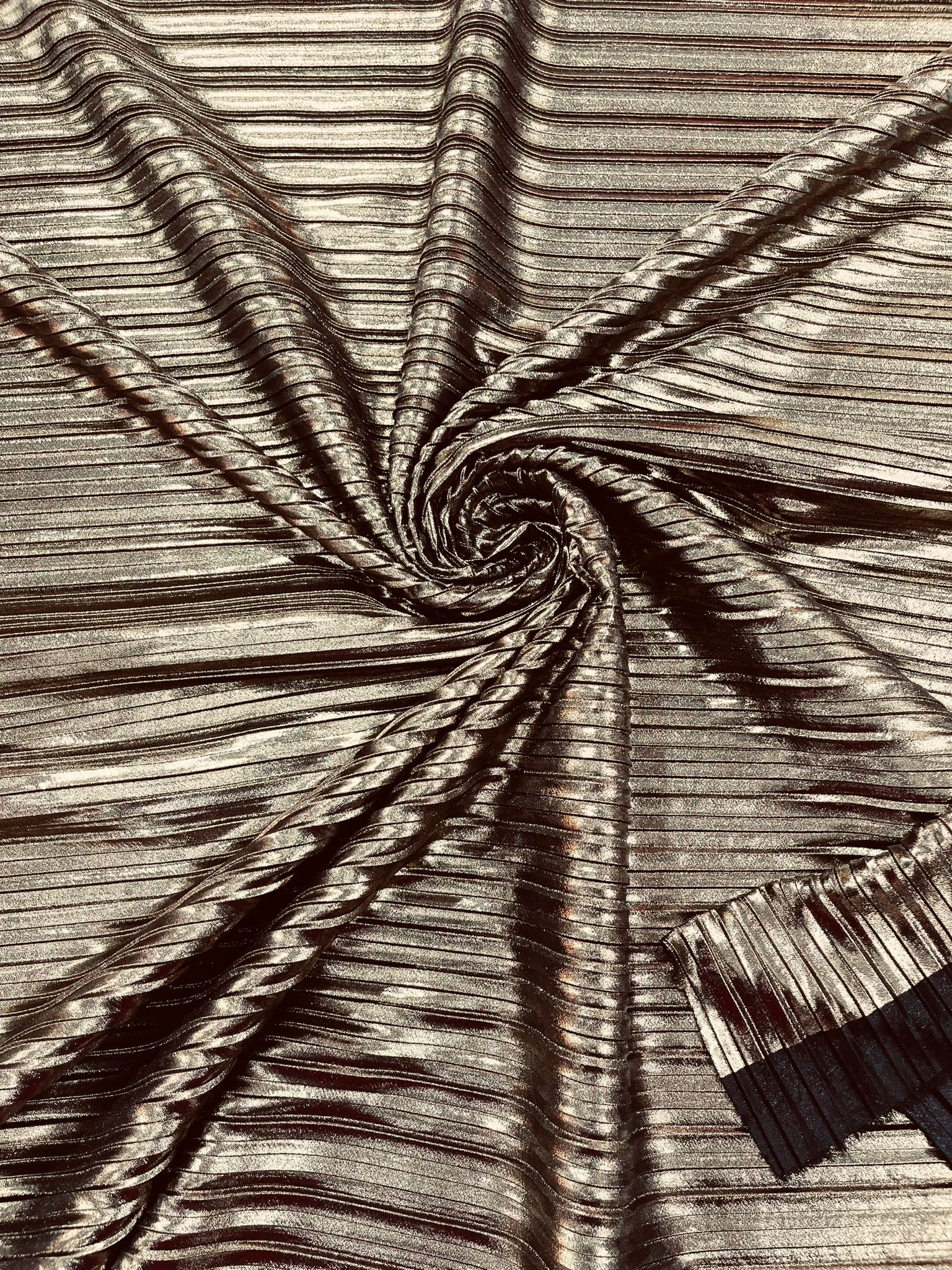 Metallic foil accordion | New Creation Fabric & Foam - New Creations Fabric & Foam Inc