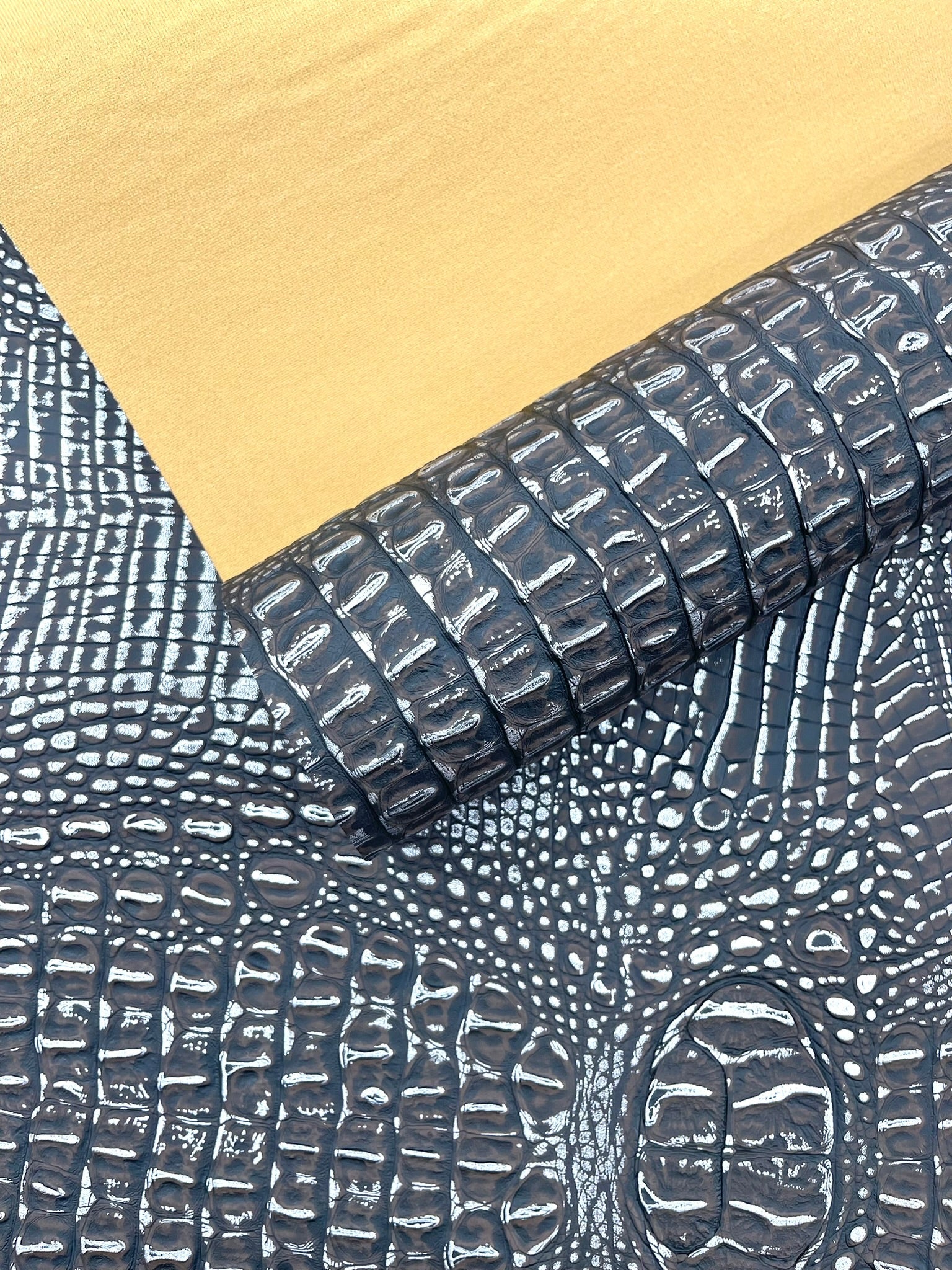 Metallic Gator Vinyl Fabric| New Creations Fabric & Foam Inc. - New Creations Fabric & Foam Inc