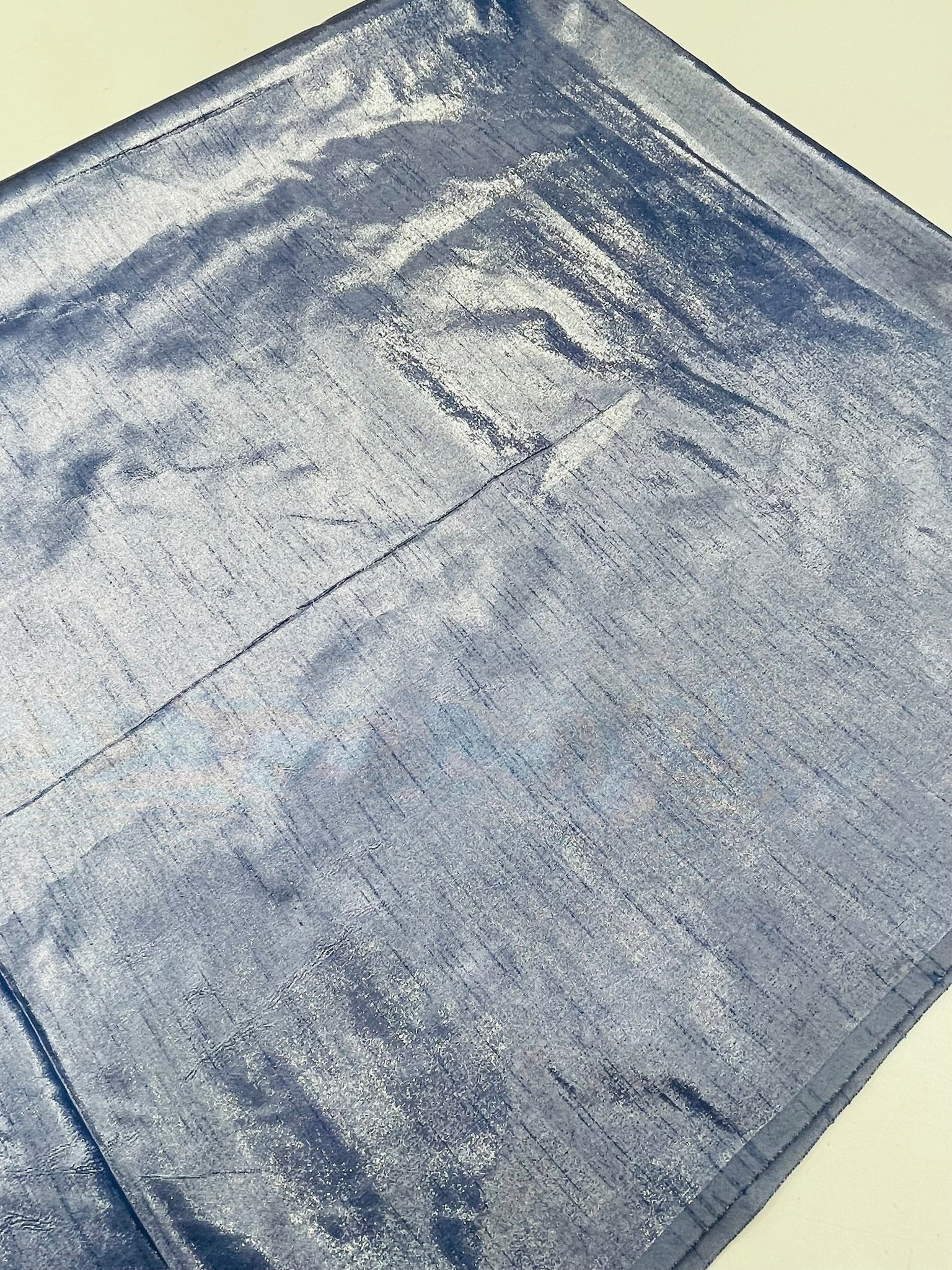 Metallic Polyester Dupioni Faux Silk Fabric | 55" Wide Wedding, Home Decor. - New Creations Fabric & Foam Inc