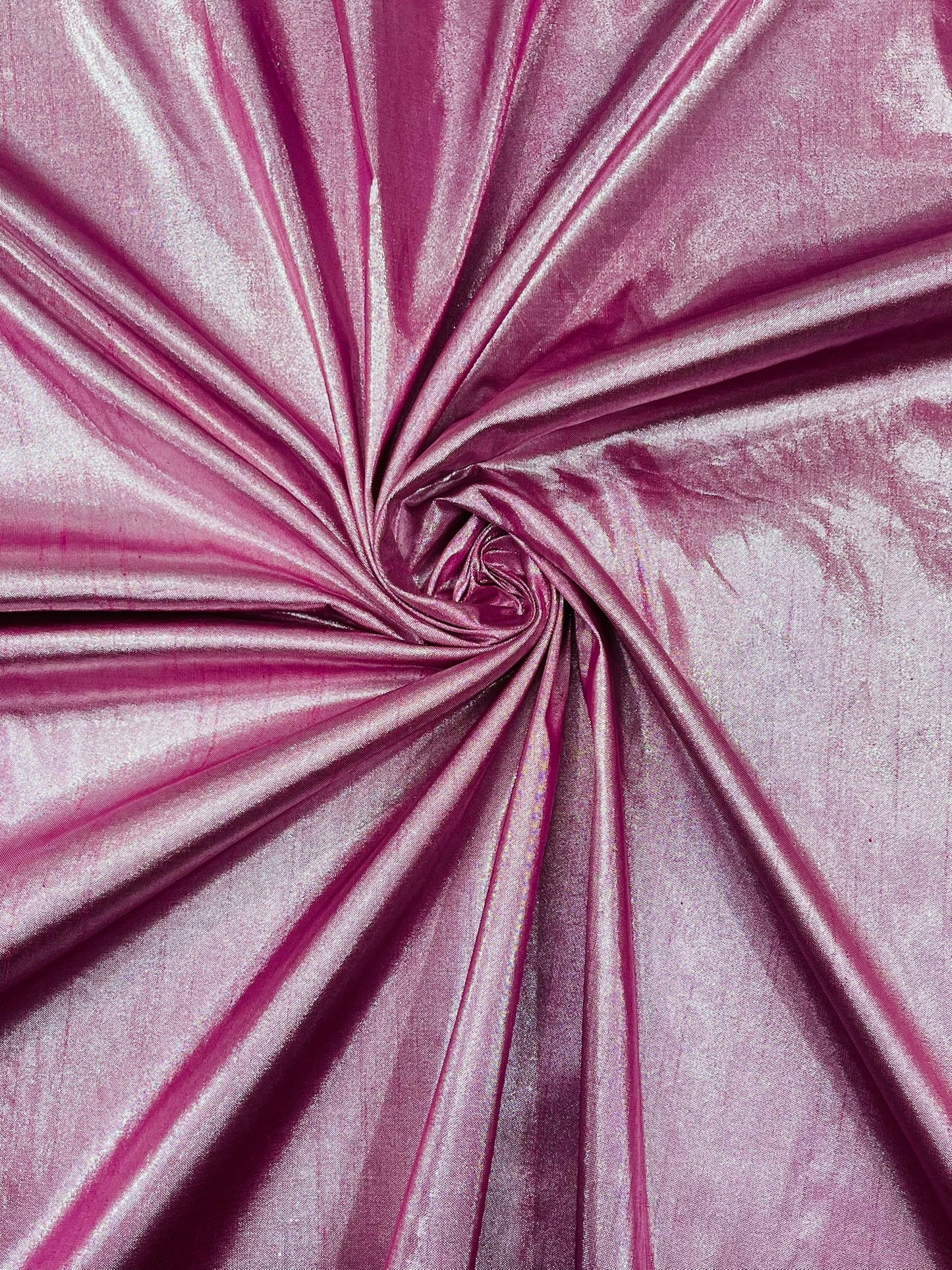 Metallic Polyester Dupioni Faux Silk Fabric | 55" Wide Wedding, Home Decor. - New Creations Fabric & Foam Inc
