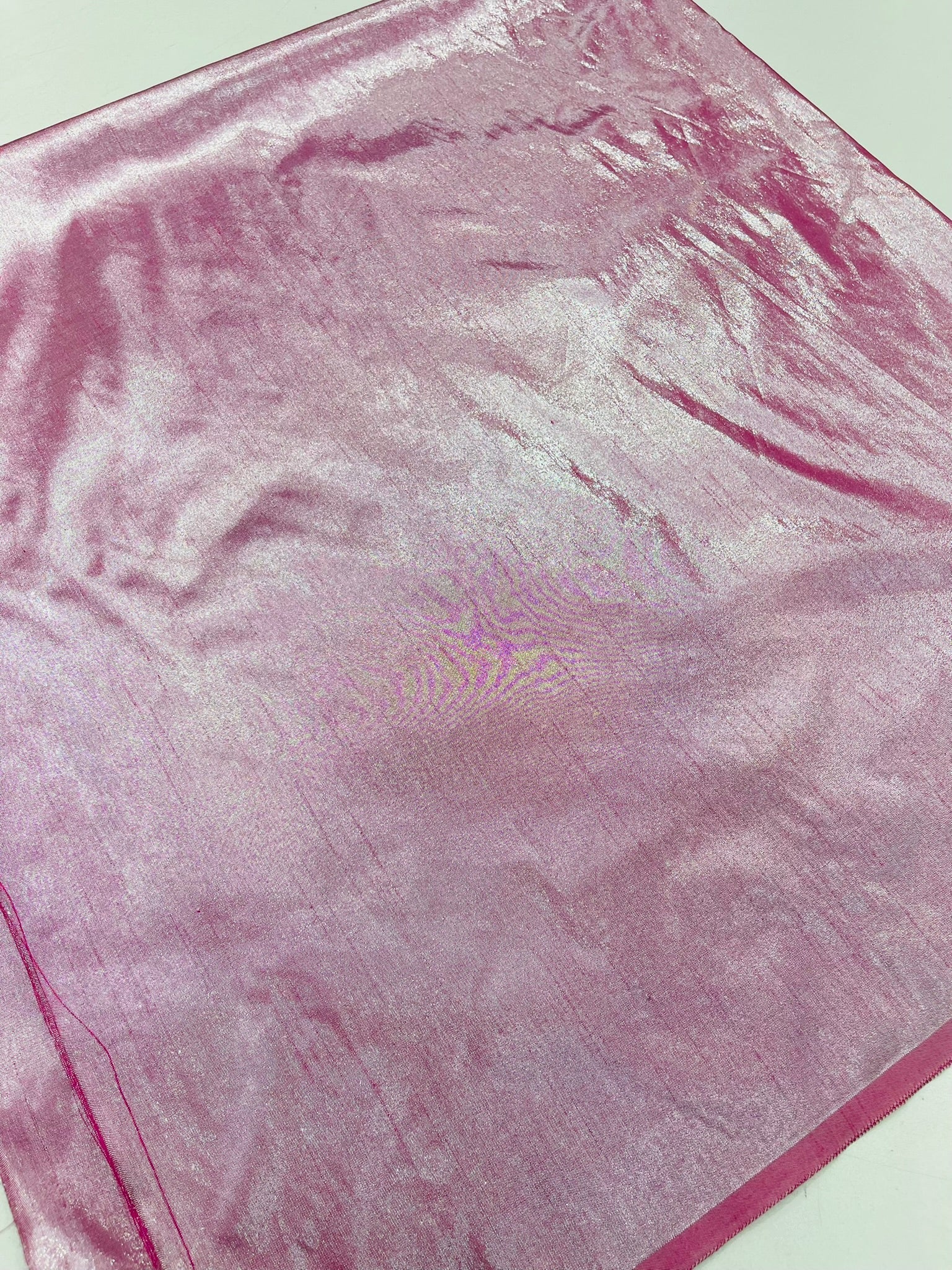 Metallic Polyester Dupioni Faux Silk Fabric | 55" Wide Wedding, Home Decor. - New Creations Fabric & Foam Inc