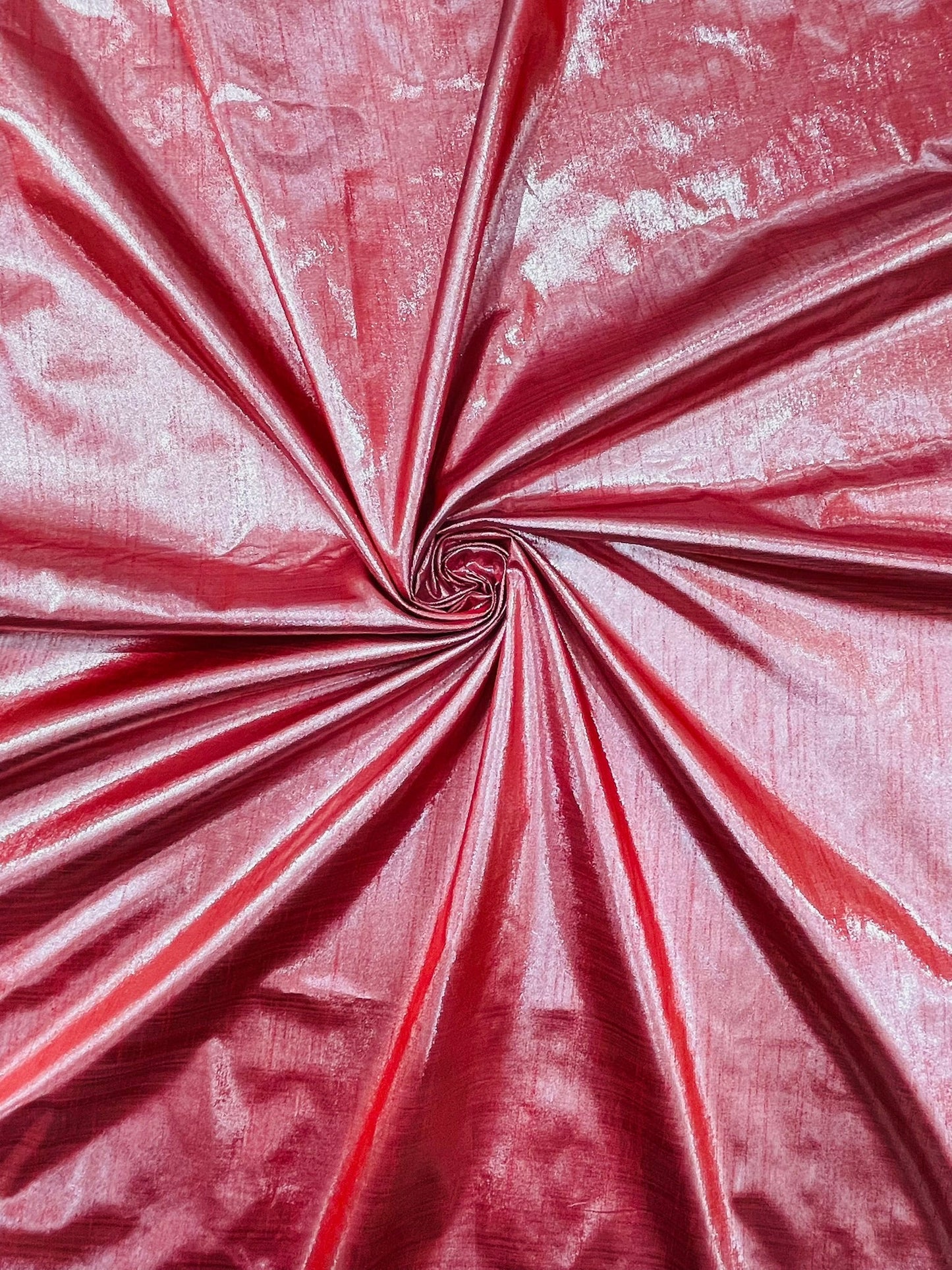 Metallic Polyester Dupioni Faux Silk Fabric | 55" Wide Wedding, Home Decor. - New Creations Fabric & Foam Inc