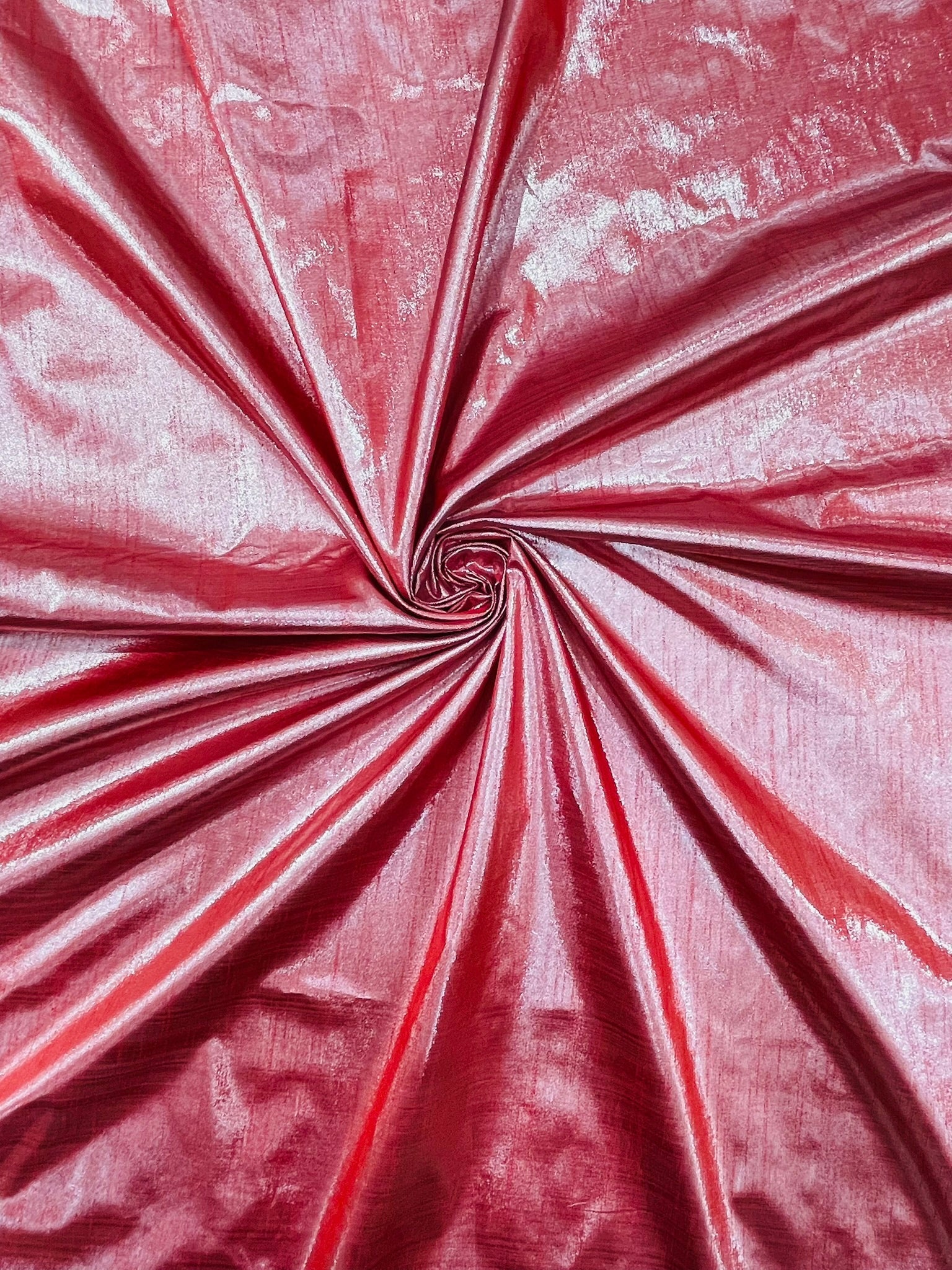 Metallic Polyester Dupioni Faux Silk Fabric | 55" Wide Wedding, Home Decor. - New Creations Fabric & Foam Inc